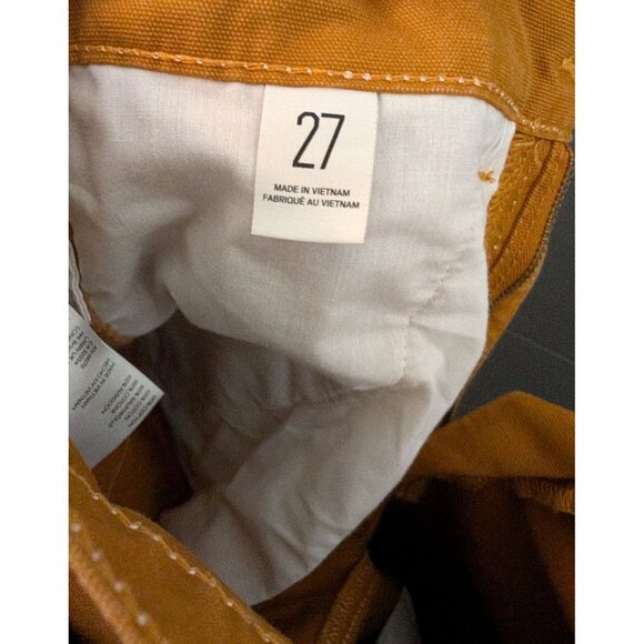BDG Tan Double Knee Carpenter Painter Pants Size 27 - Picture 6 of 9